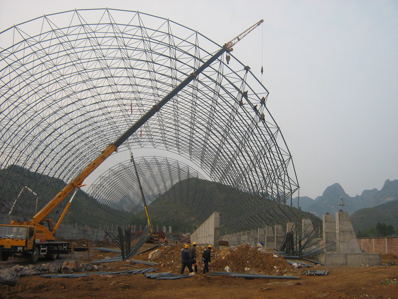 漯河电厂网架煤棚