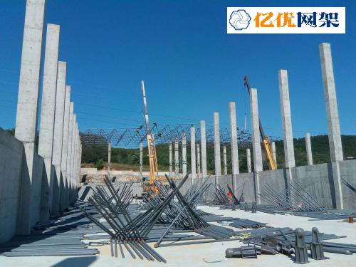 漯河料棚网架设计